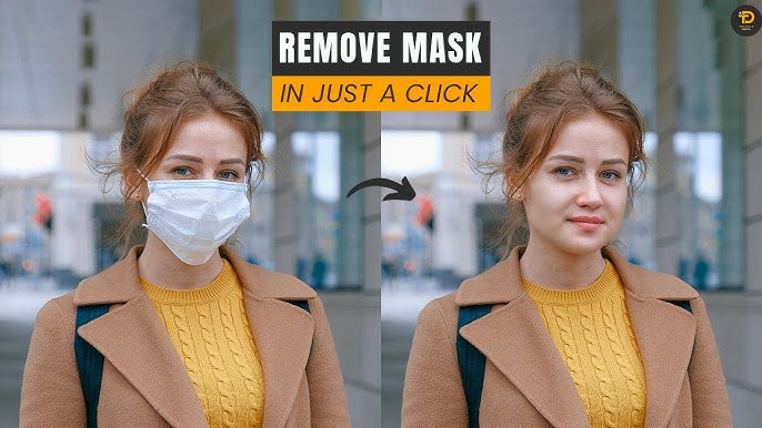 How to Remove face Mask from Photo